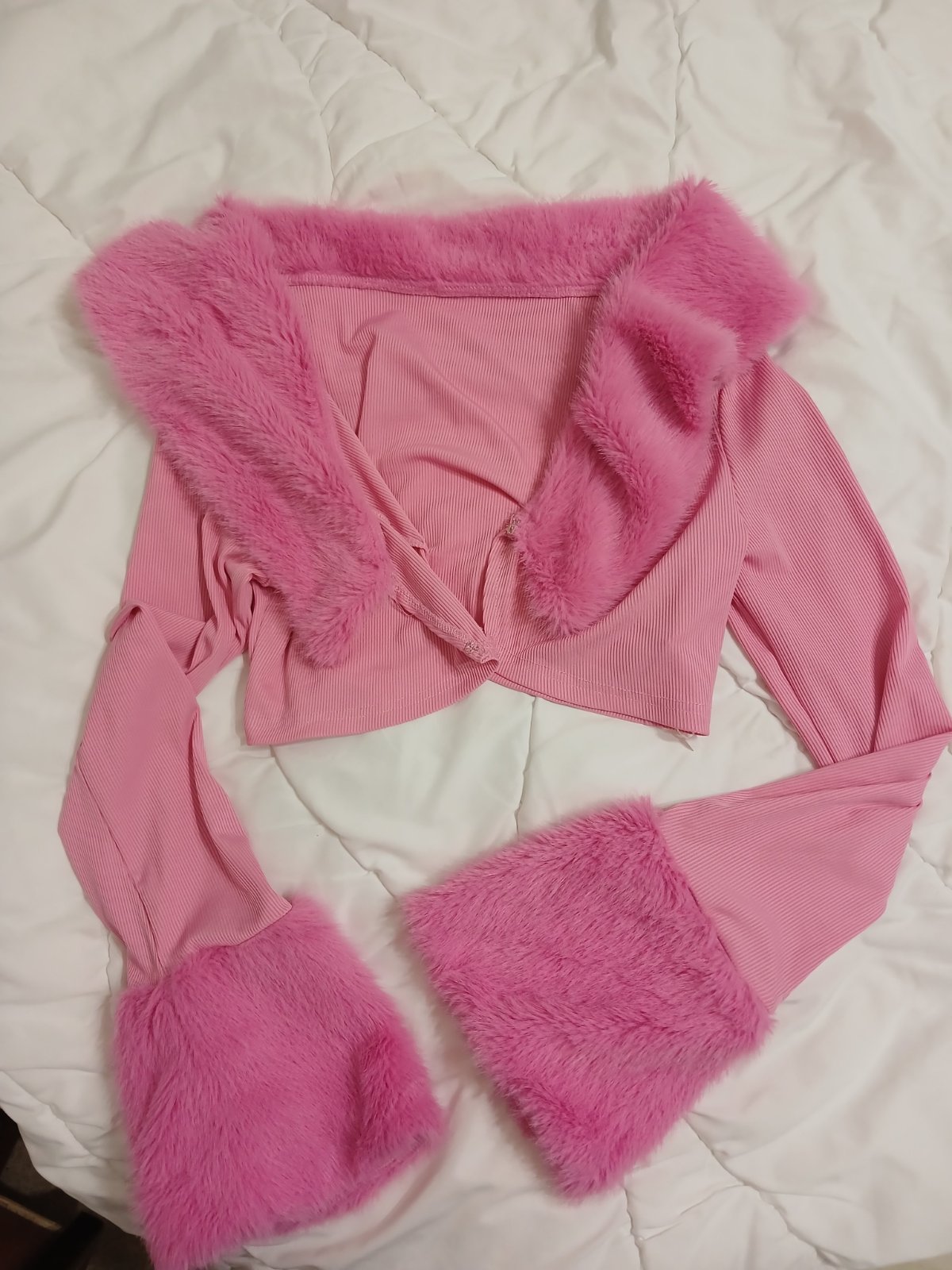 Gilet rose 