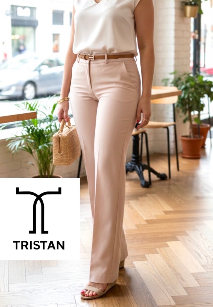 Pantalon beige neutre Tristan