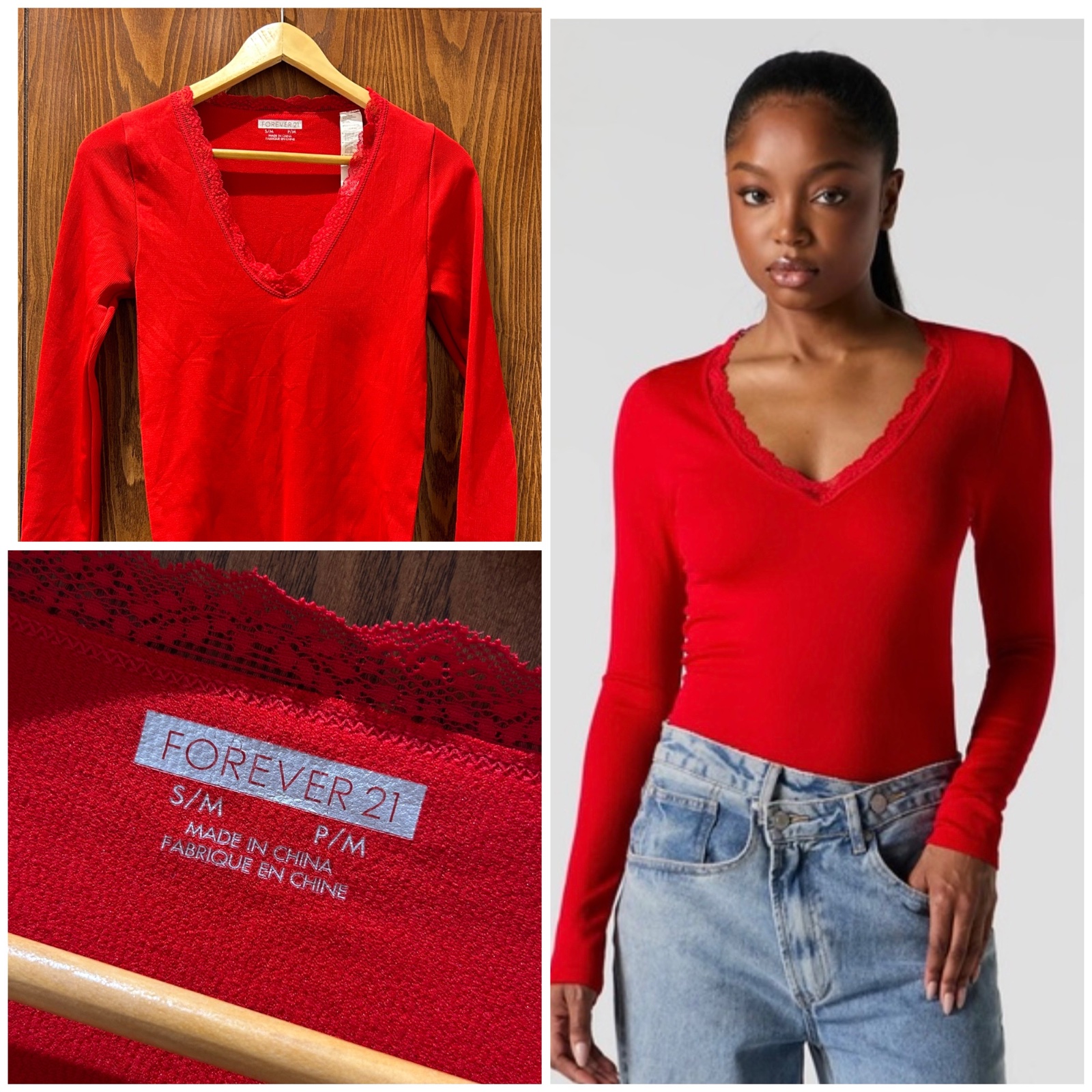 Pull rouge 