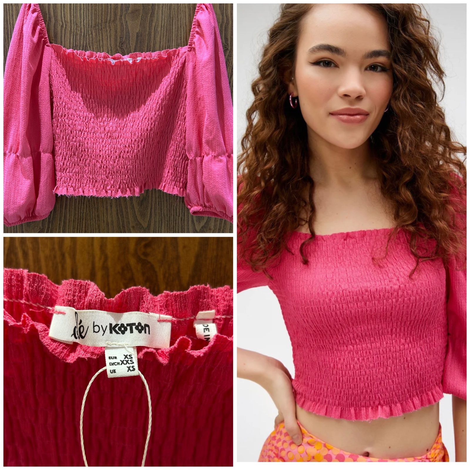 Chemise rose 