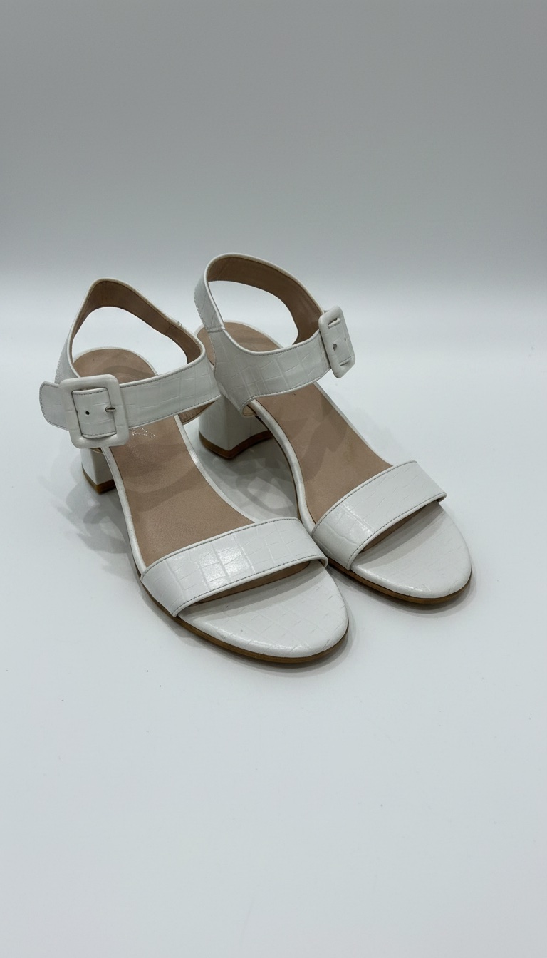 Sandales blanches 