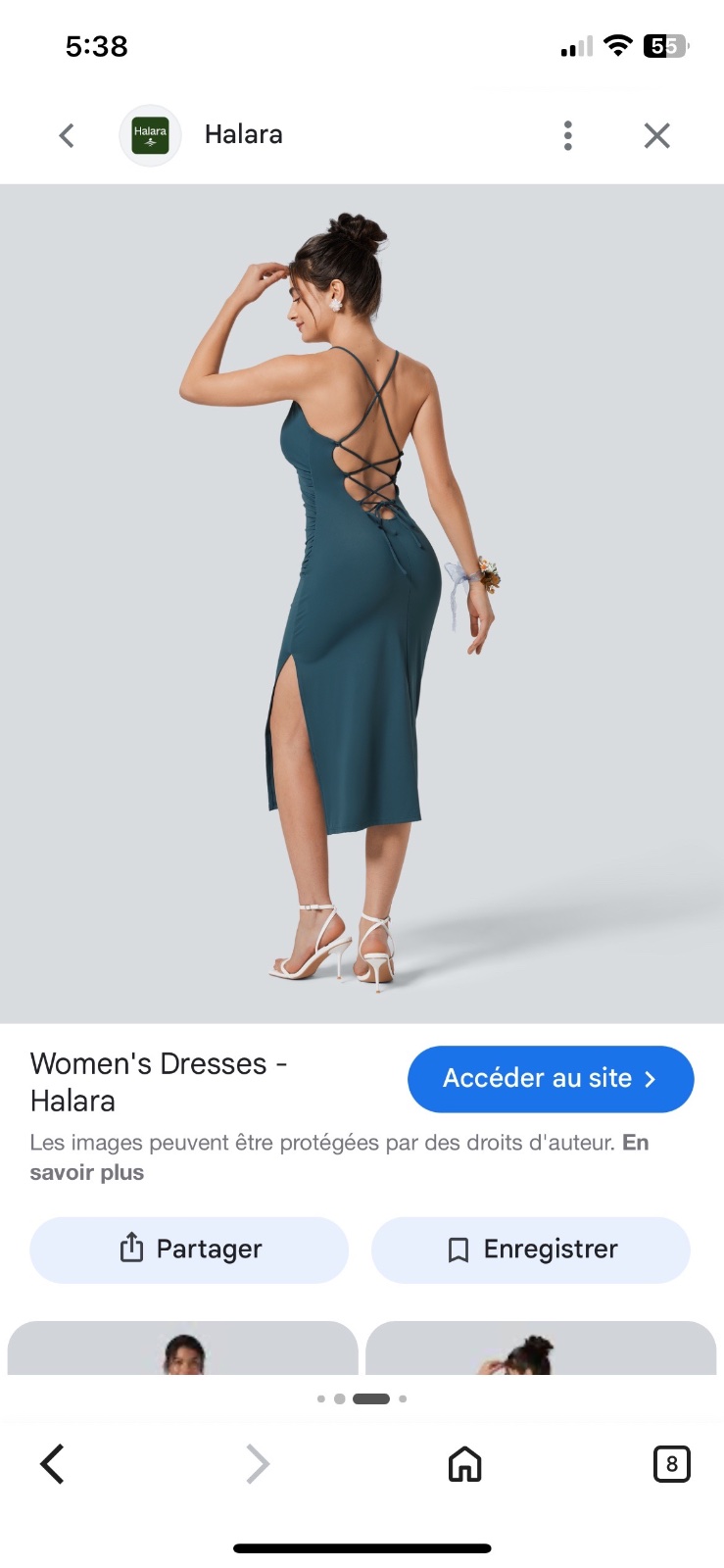 Robe quotidienne cotton