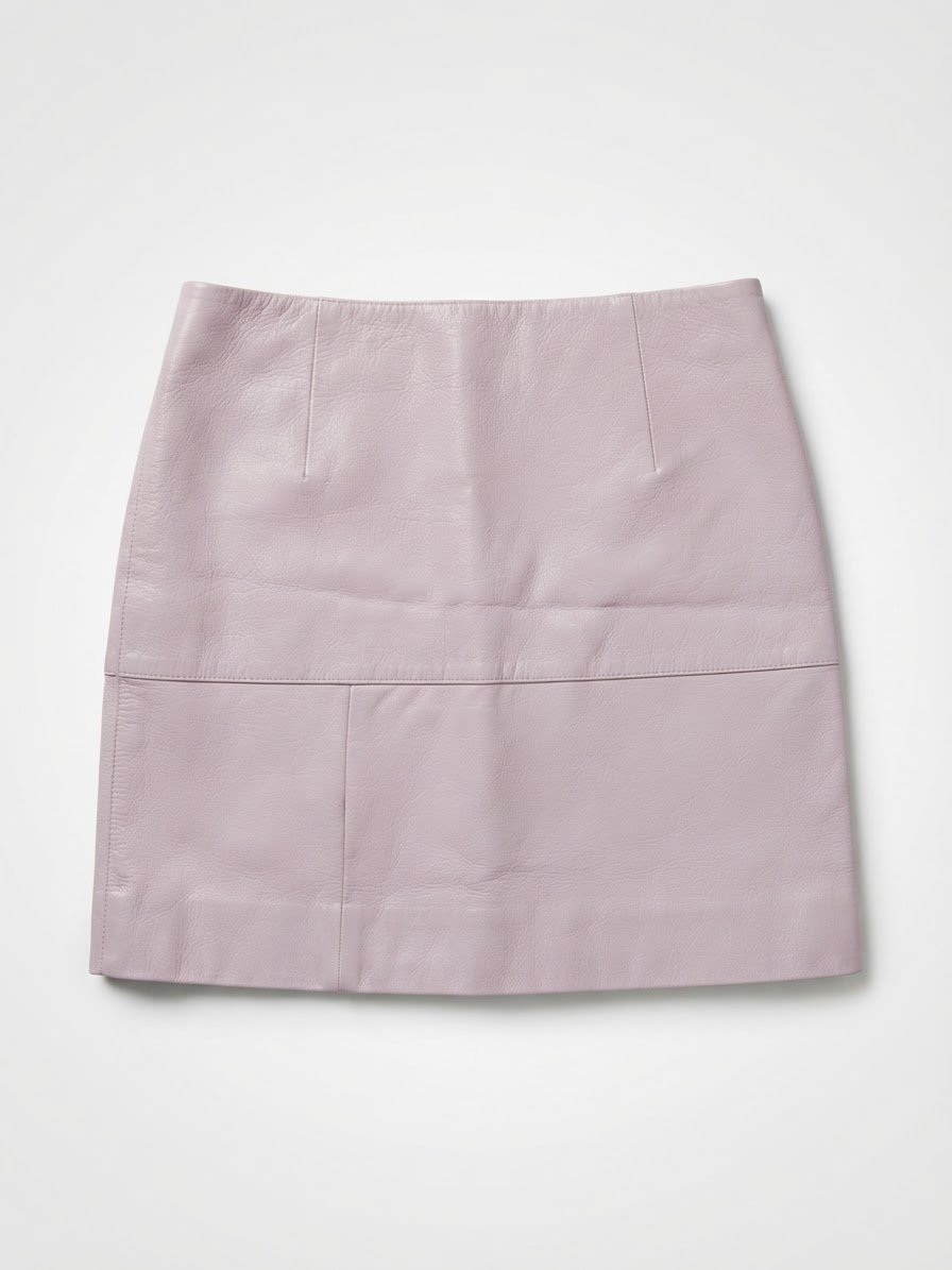 Jupe en cuir