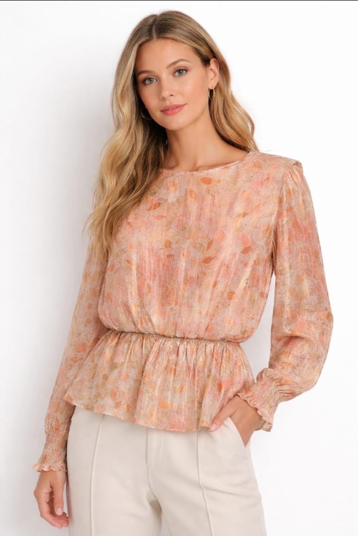 Blouse en 🪸 corail importée de la France 🇫🇷 neuve de la marque Naf Naf ❤️