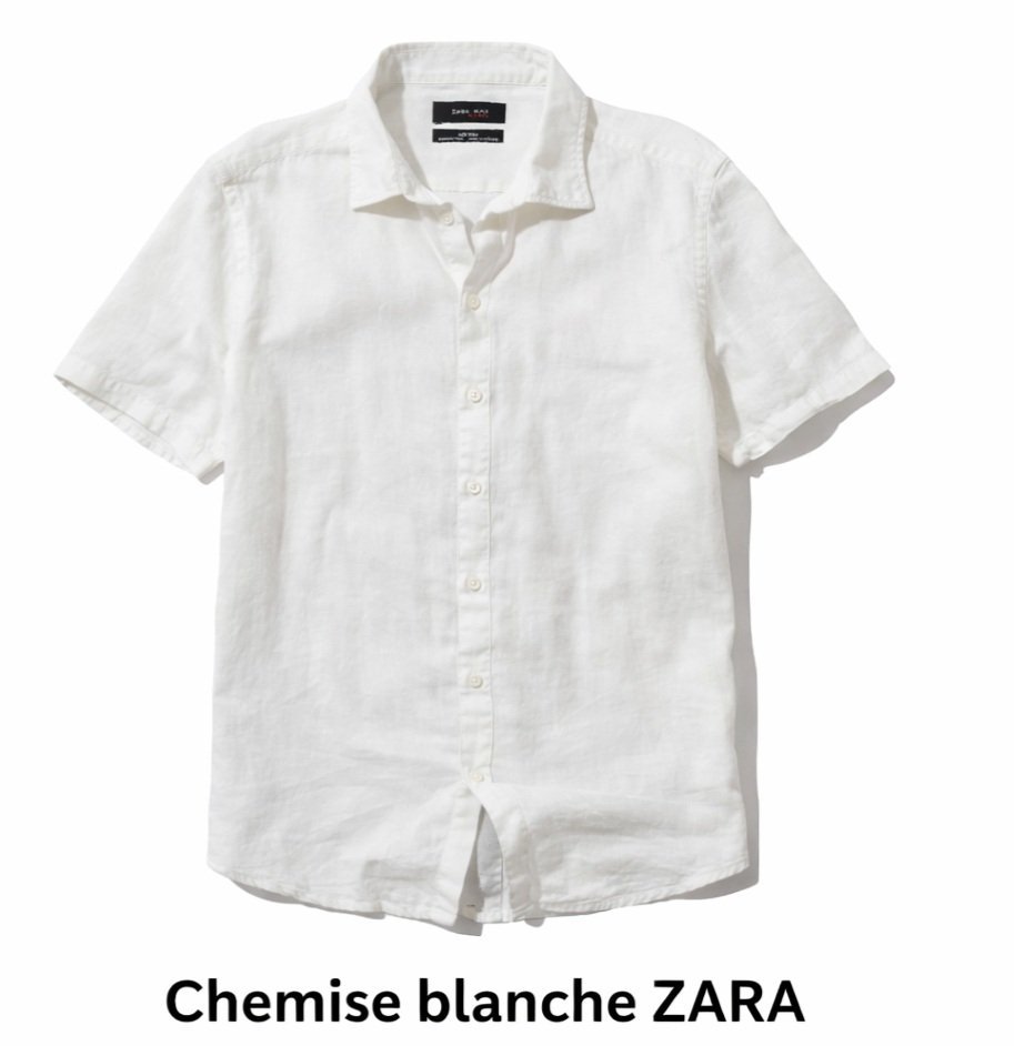 Chemise zara blanche 