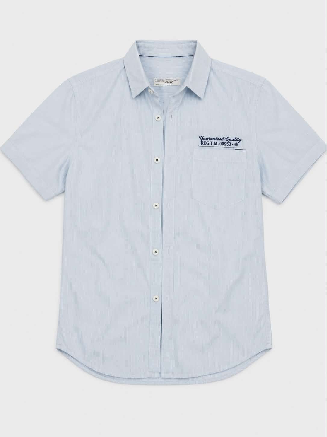 Chemise bleu clair 