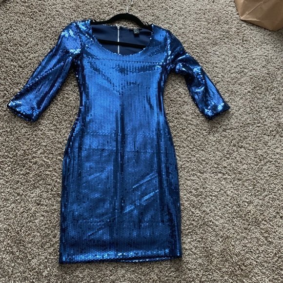 Robe soirée bleu roi