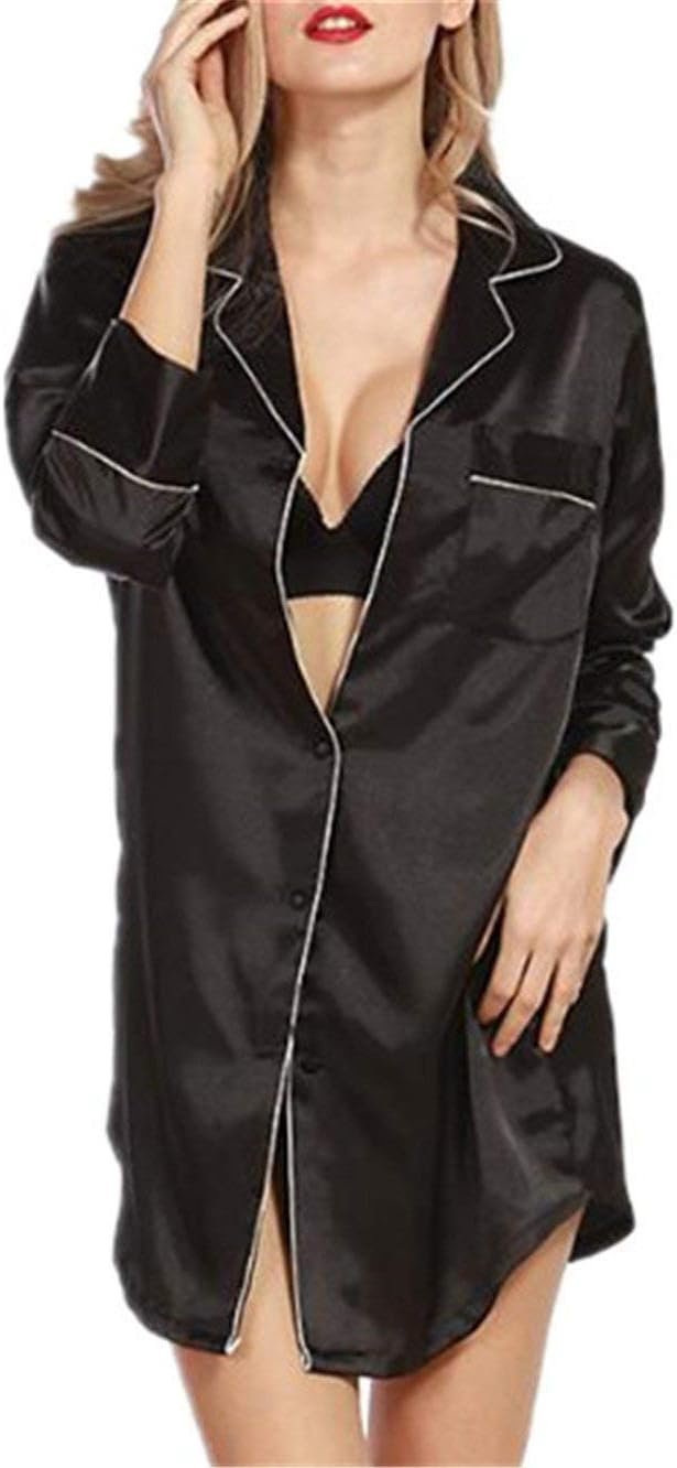 Chemise de nuit noire 