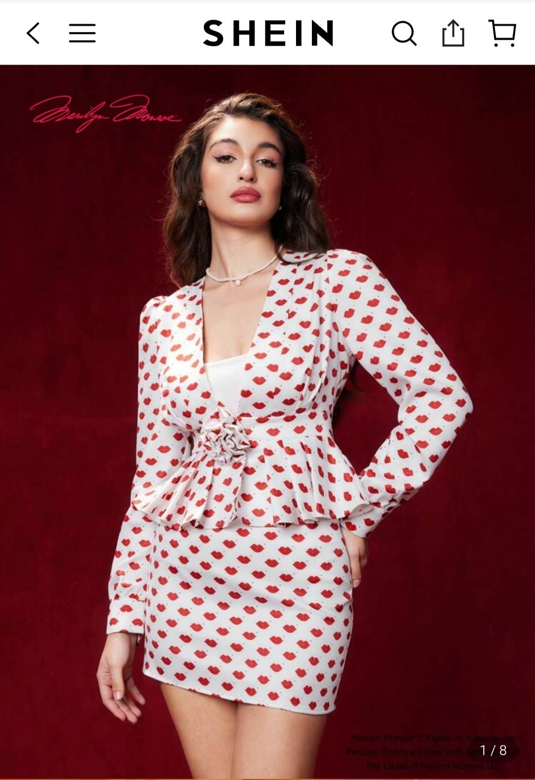 Set Marylin Monroe SHEIN 