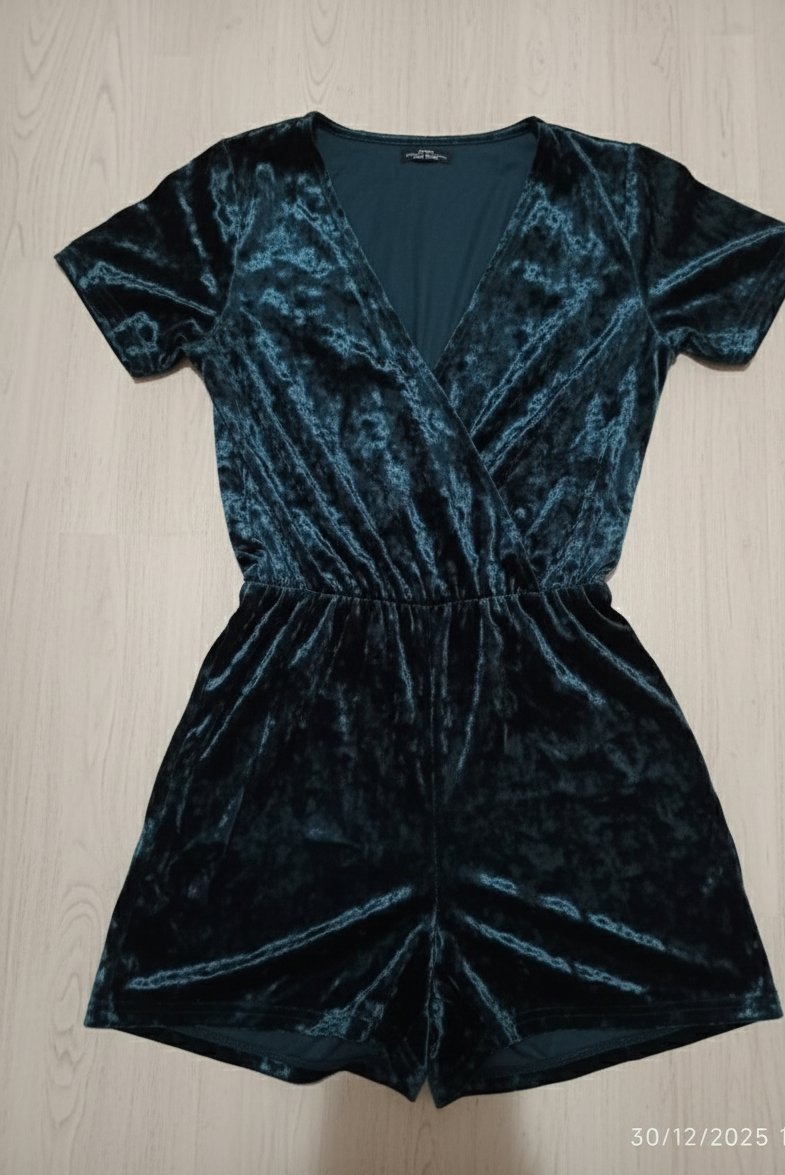 Combishort en velours 