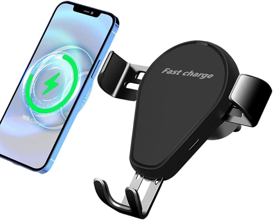 Support Téléphone Voiture avec Charge Rapide 