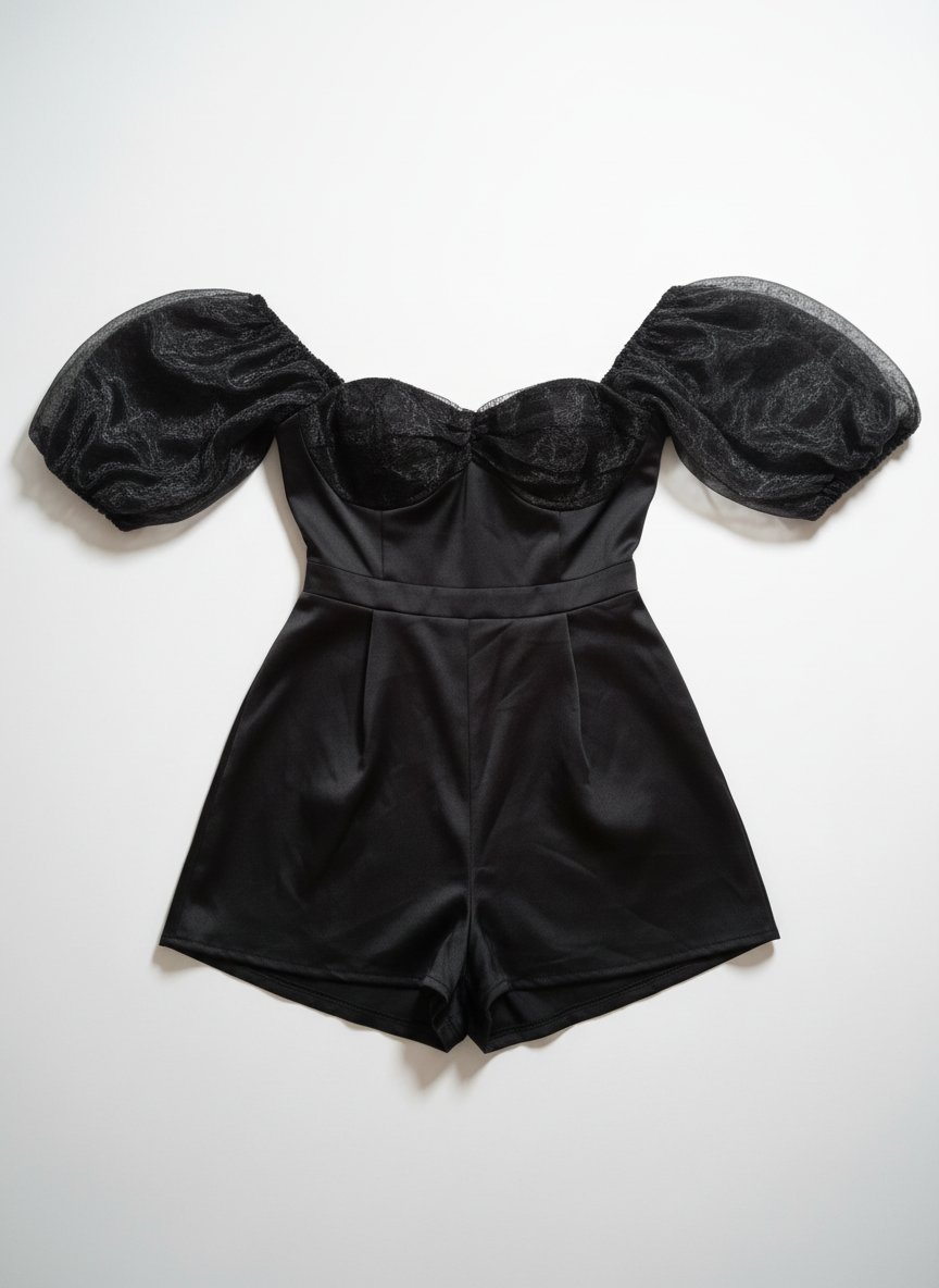 Combishort noire Asos 