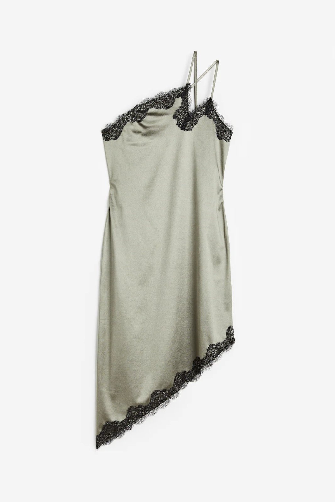 Chemise de nuit vert kaki clair h&m