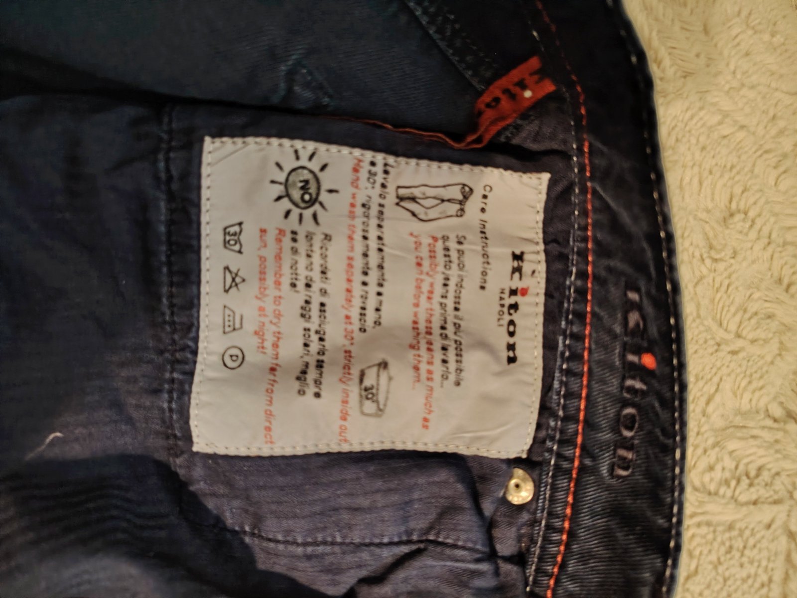 Jean homme Kiton 