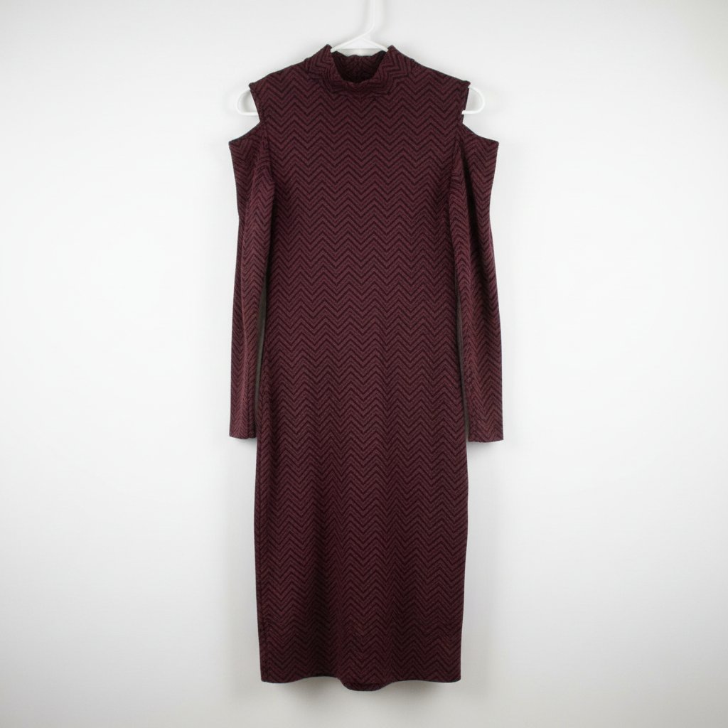 Robe rouge bordeaux 