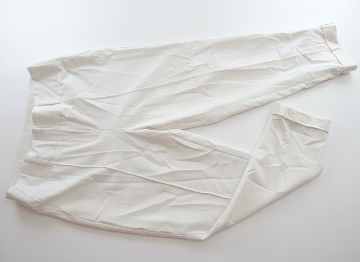  un pantalon en tissu blanc en très bon état