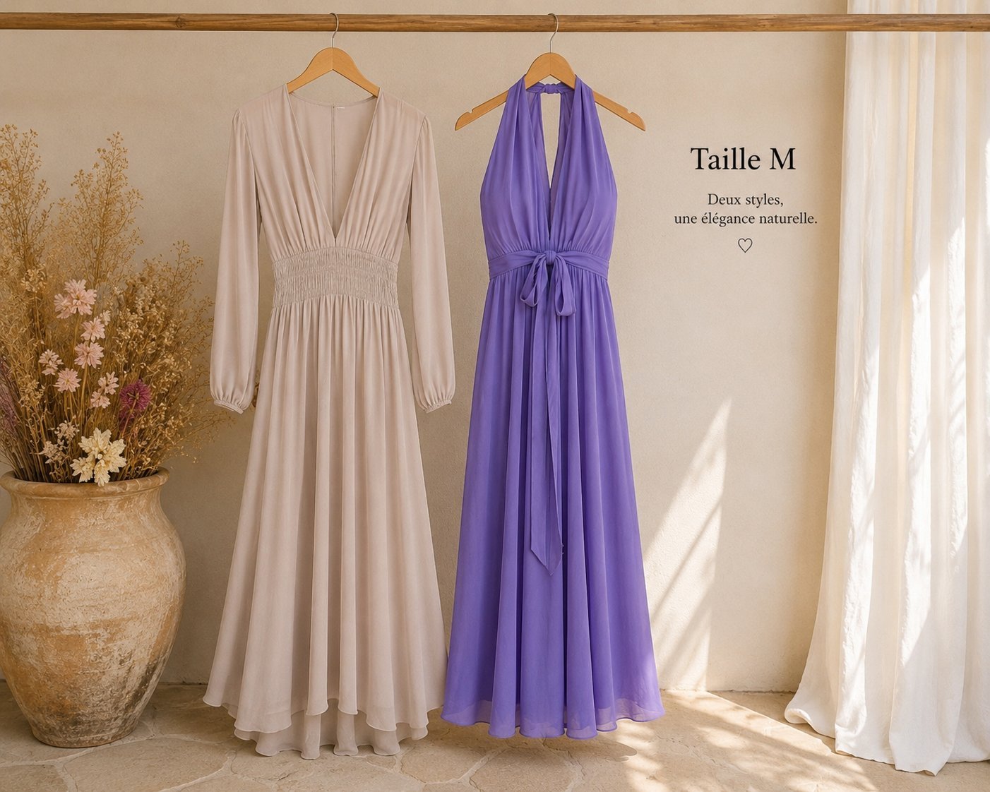2 robes soirée oysho et asos