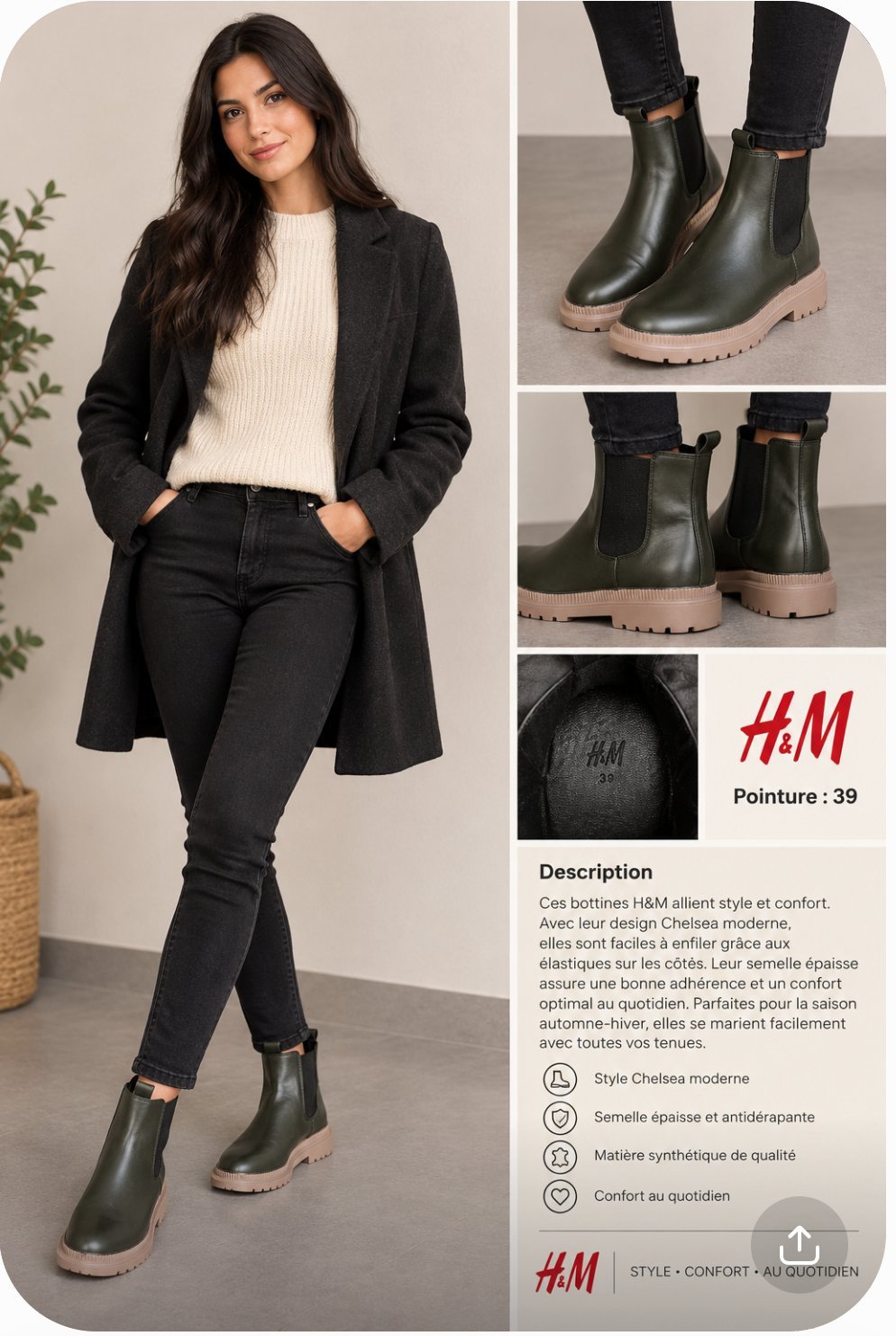 Bottines H&M