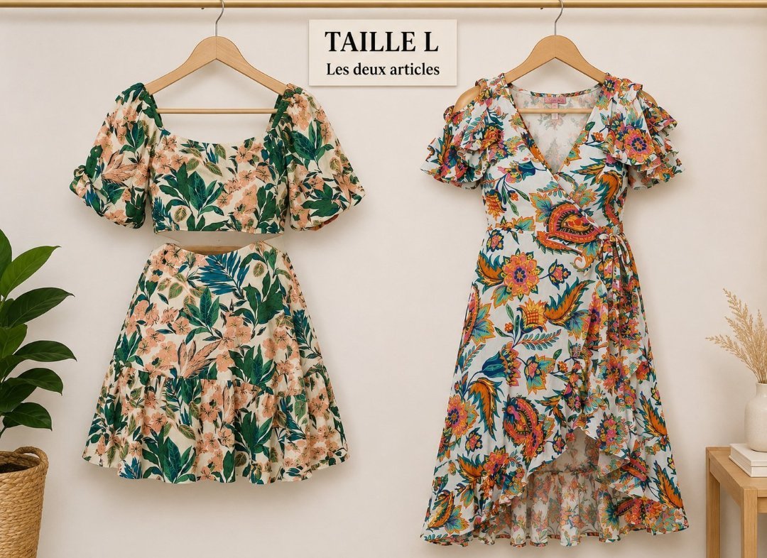2 robes taille L