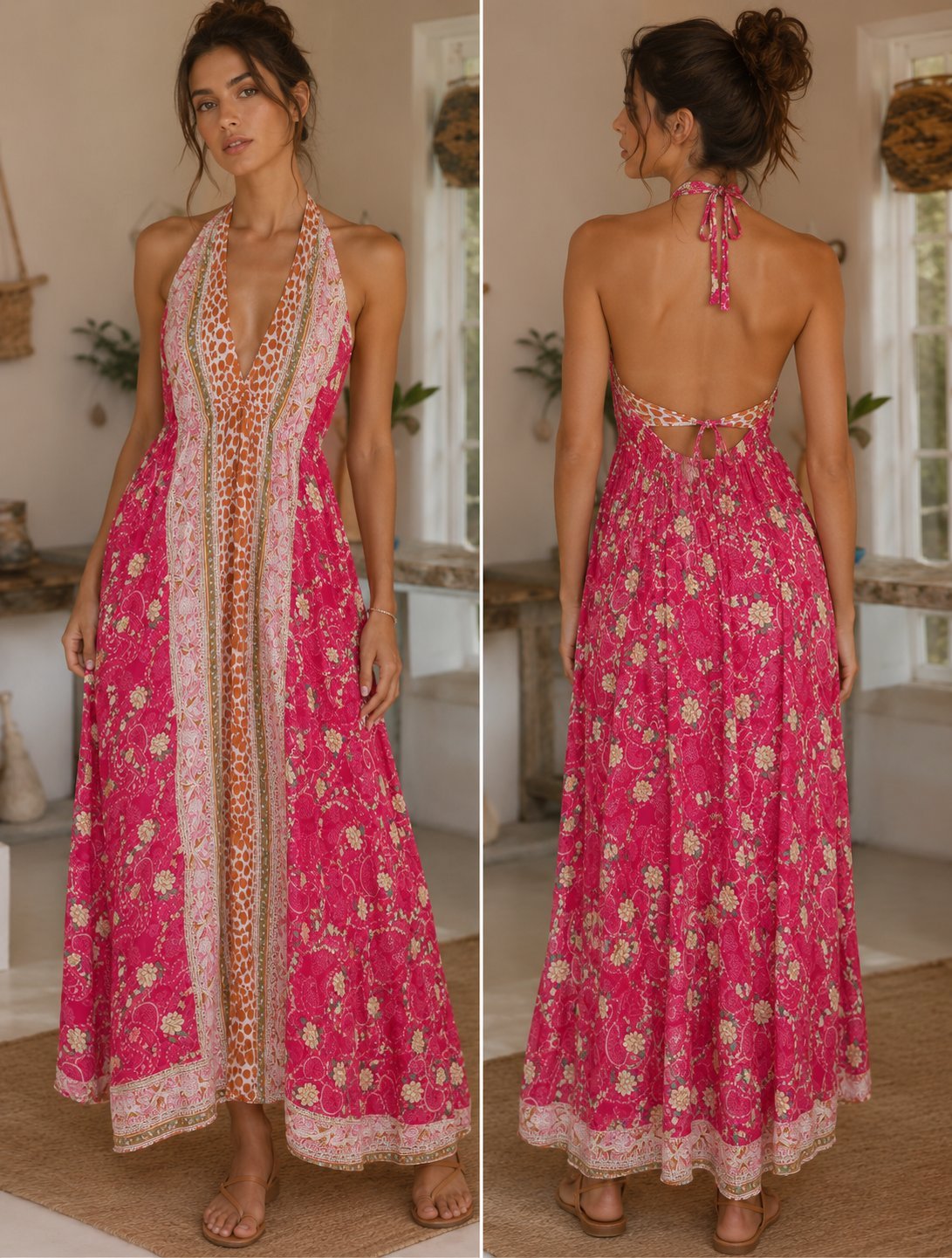 Robe imprimée floral 