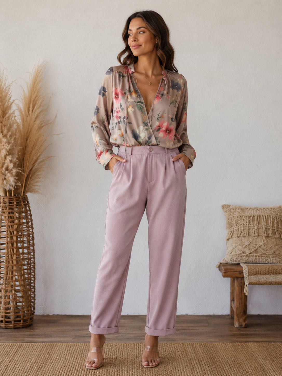 Lot chemise Zara et pantalon shein taille M 