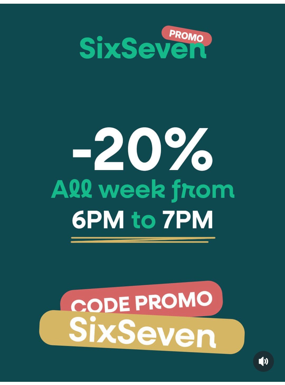 Code promo 20%