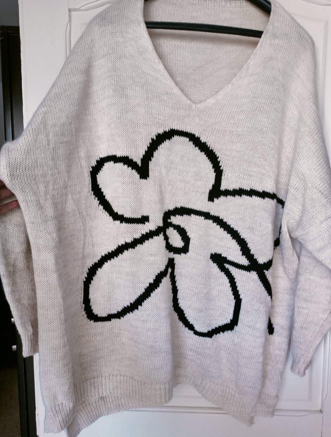 Pull oversize en laine 