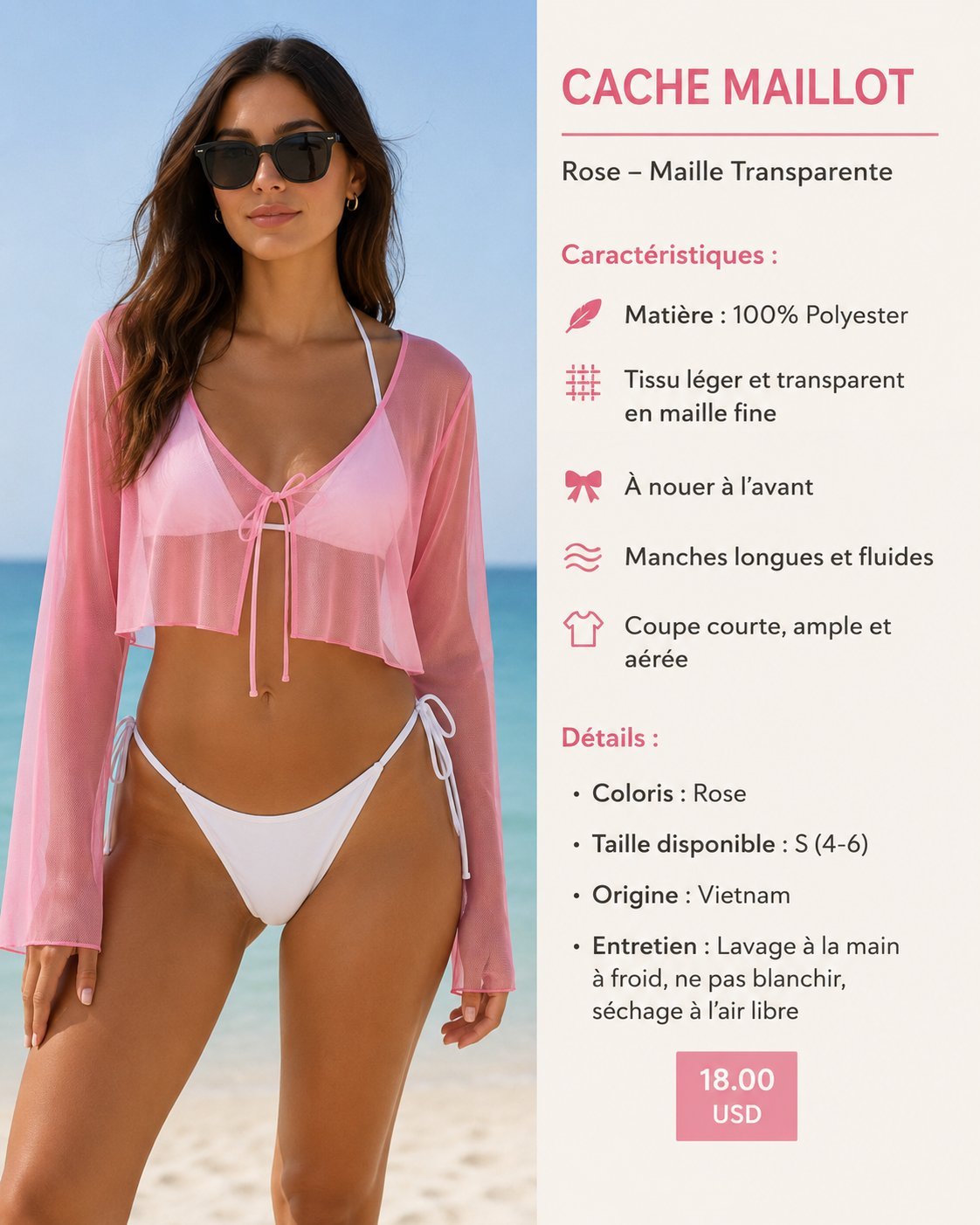 Cache maillot jamais porté de la marque wild fable