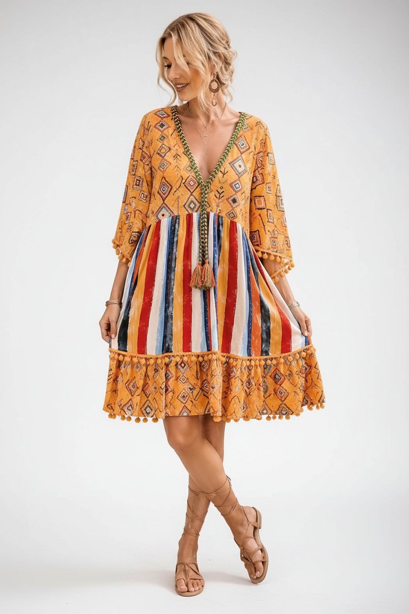 Robe bohème chic 