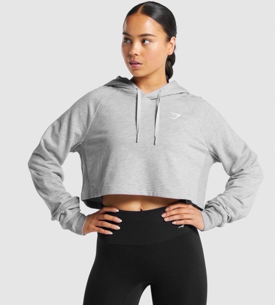 Cropped hoodie (noté la taille M mais tlaabas S aussi)