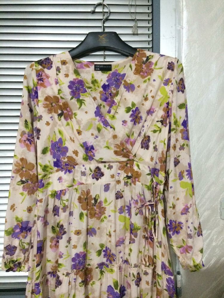 Robe longue fleuri