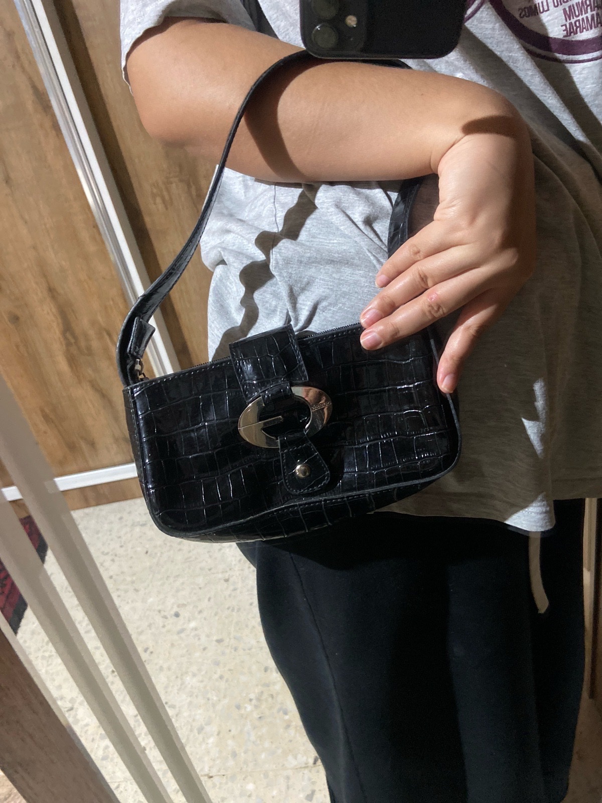Sac GUESS vintage Y2K noir croco 🖤