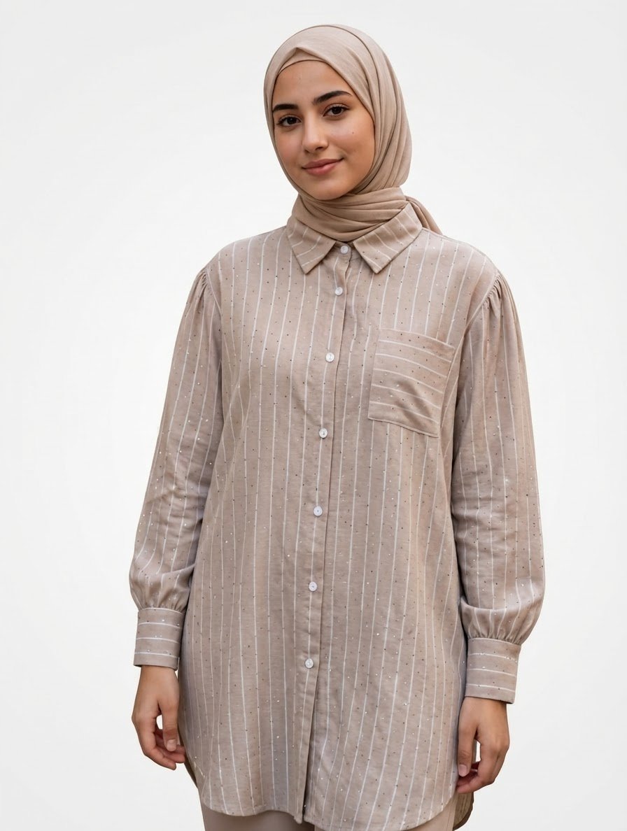 Chemise bling bling 