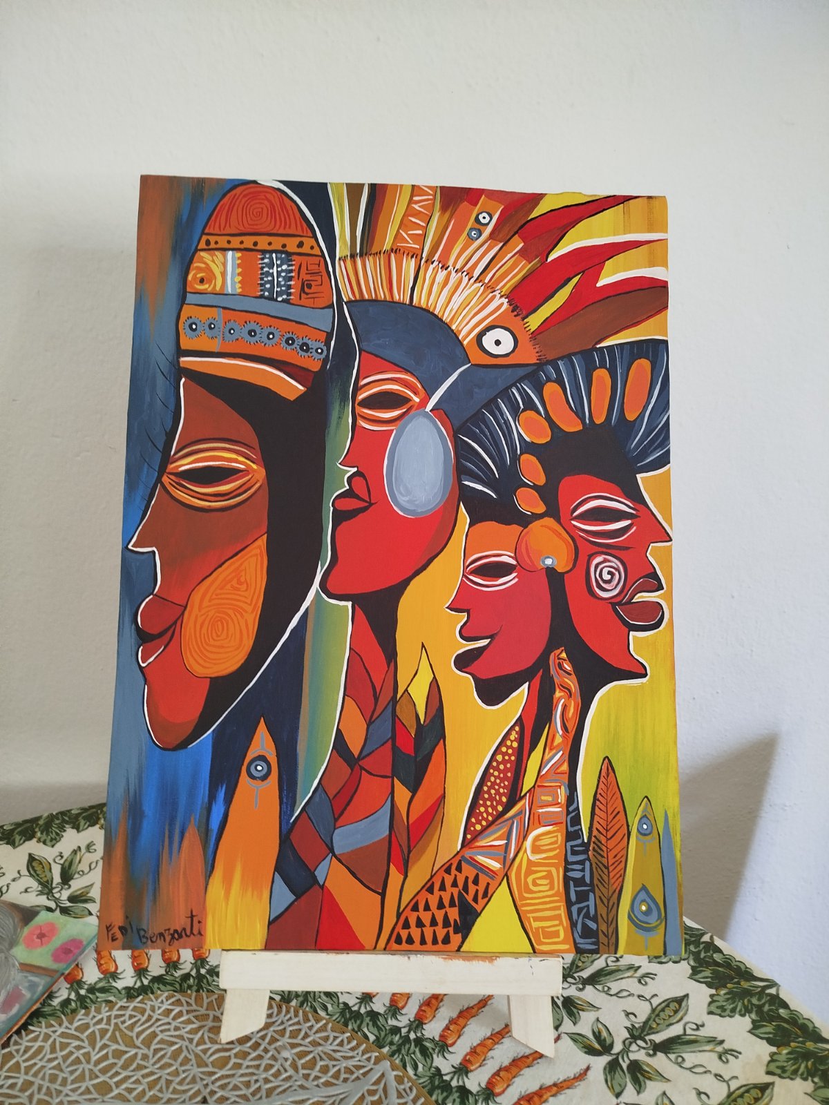 Tableau toile art ena rsmto