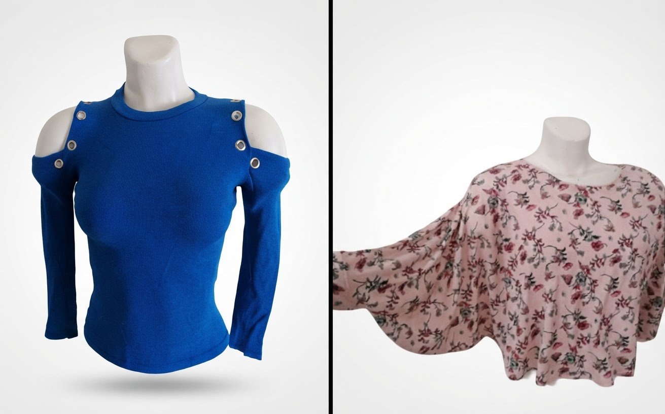 Lot deux pull et blouse Bershka taille s
