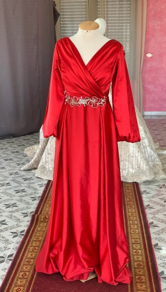 Robe soirée to9tel pour femme voilée ou nn voilée 