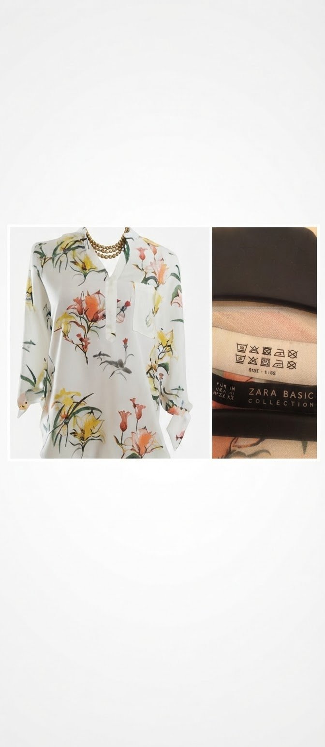 Blouse zara neuf avec étiquette taille m