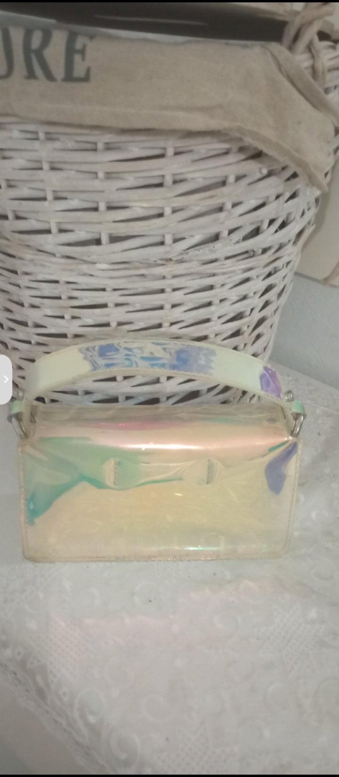 Sac couleur changeant 3l  transparent chwaya marque zara