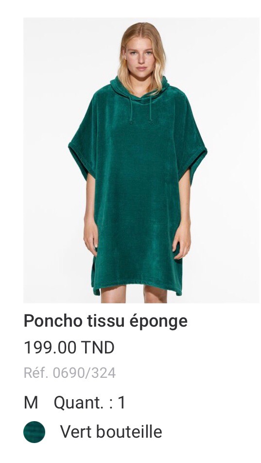 Cap de bain oysho vert 