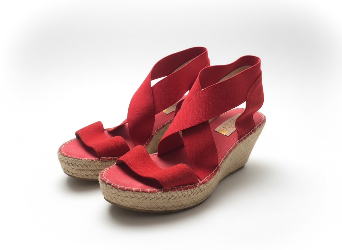 Sandale 'vidorreta'rouge 