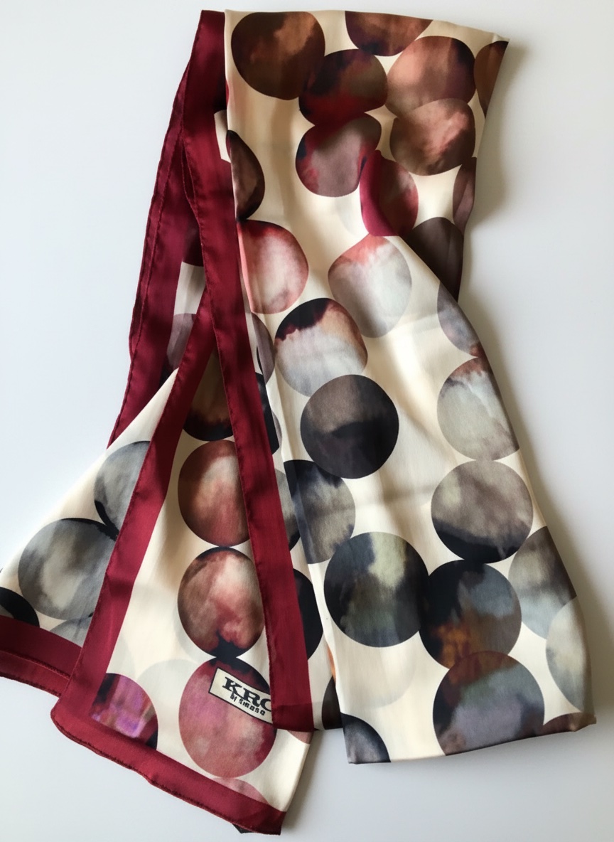 Foulard rectangulaire imprimé