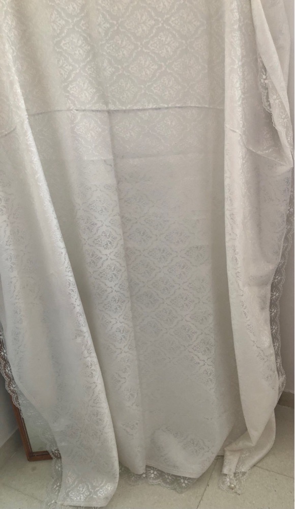 Nappe de table blanc 220/150 