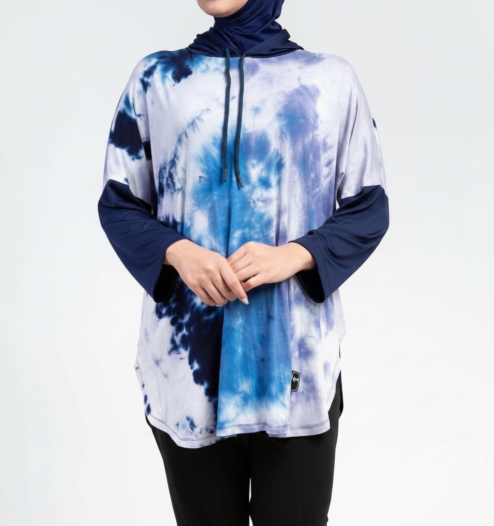 Pull sport bleu 