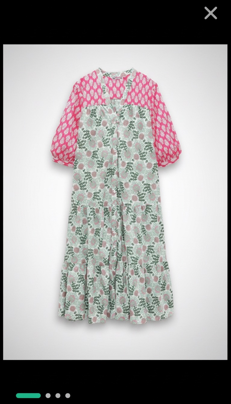 Robe zara fleuri 