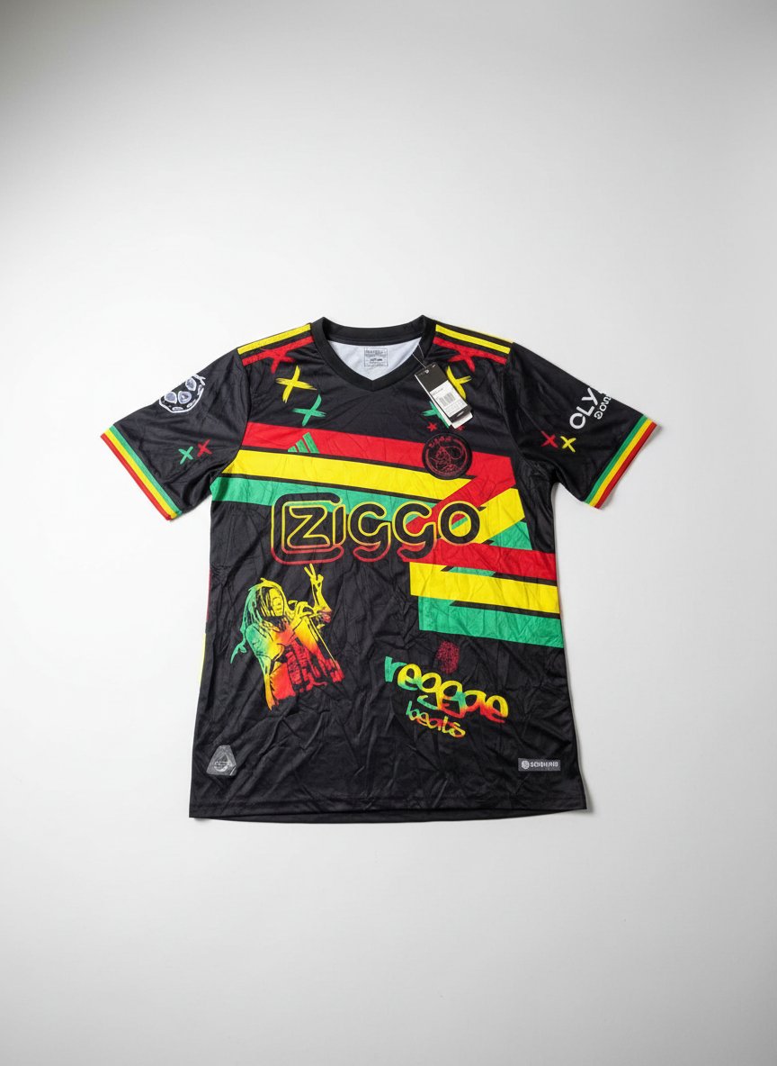 Maillot Ajax Amsterdam Adidas édition spéciale Bob Marley – Ziggo – Neuf avec étiquette