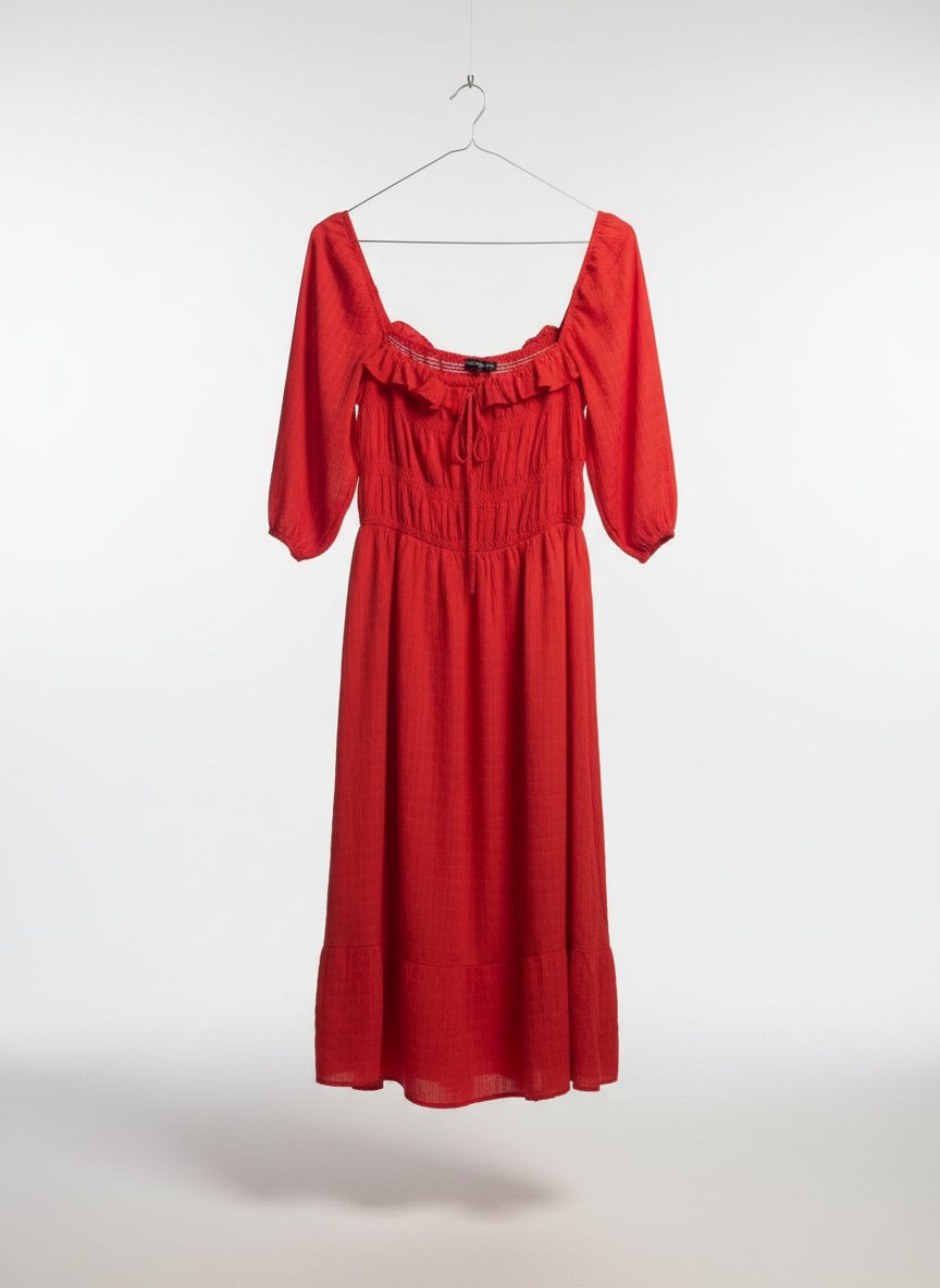 Robe élégante - Rouge  - taille M