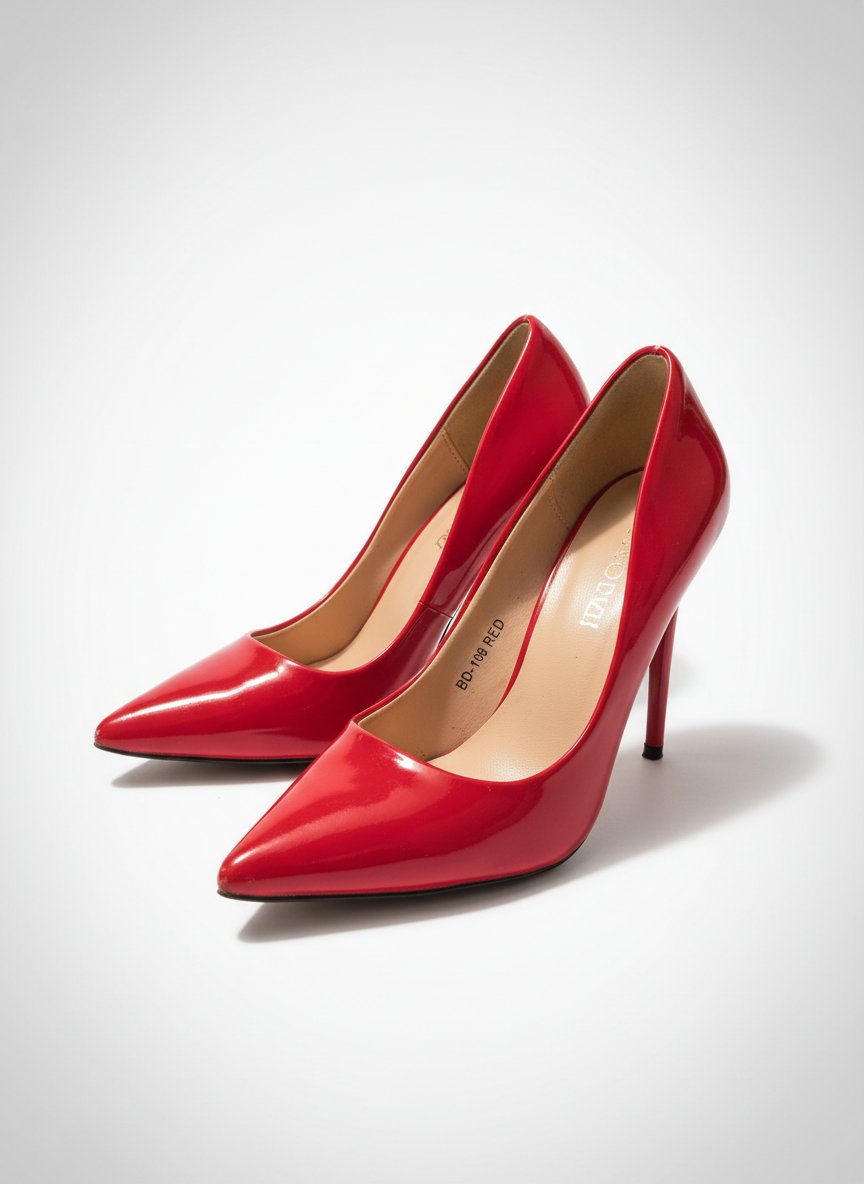 Escarpins rouge - vernis pointure 39 