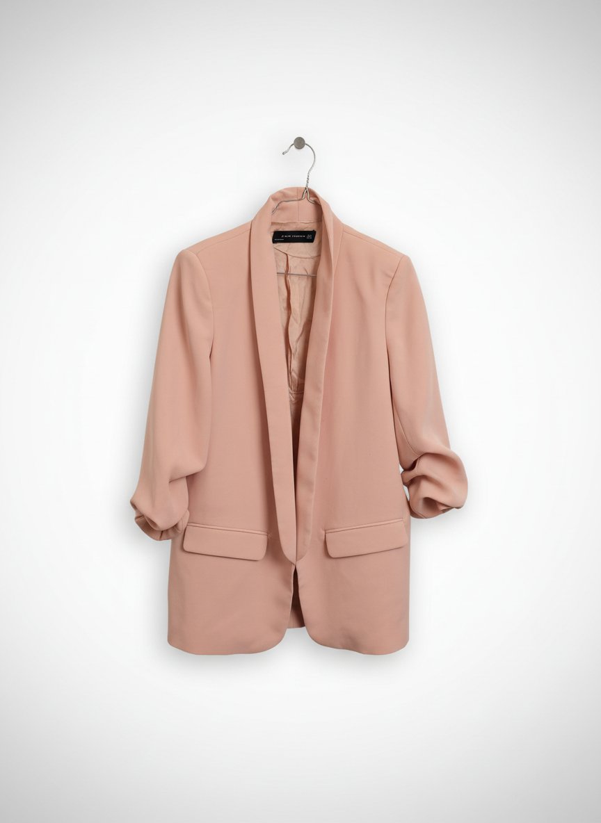 Blazer rose bb - taille S 36 - zara