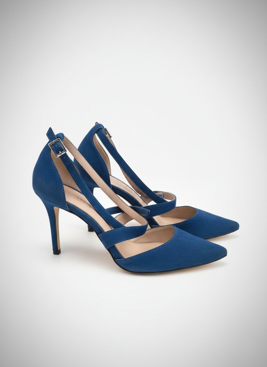 Escarpins bleu roi  - p 39