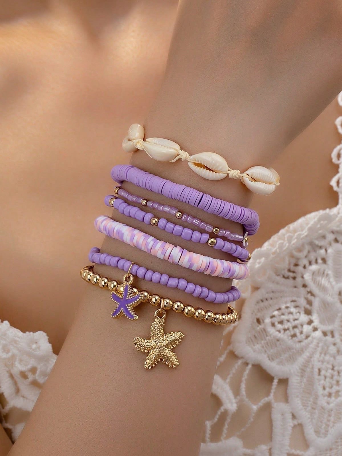 Bracelet élégant en acier inoxydable💕🎀
